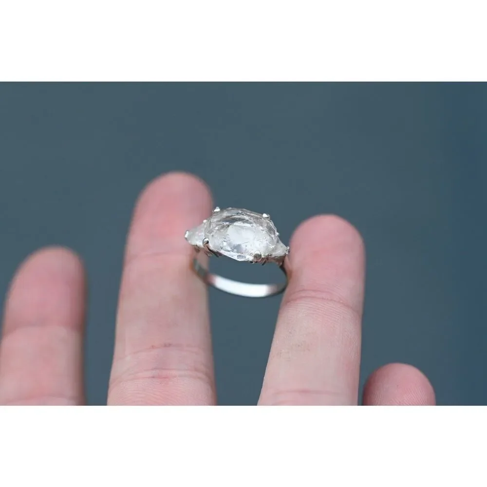 Lake County diamond engagement rings, raw crystal size 4 5 6 7 8 8 9 10 11